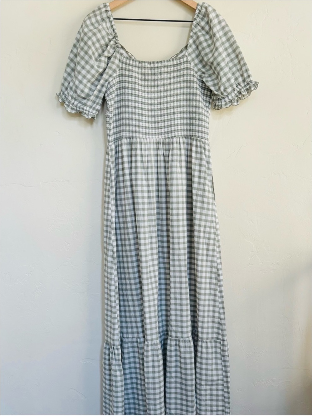 Universal Thread Gingham Puff Sleeve Dress - Picture 3 of 14